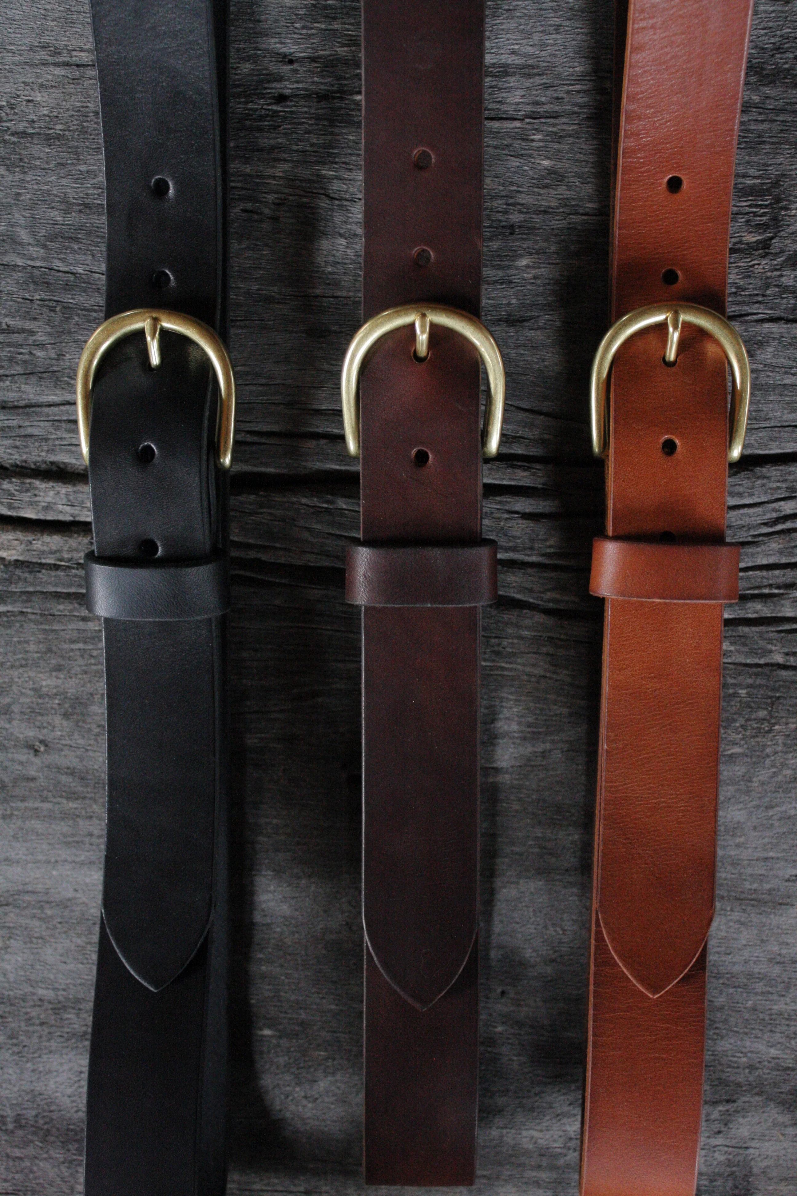 Classic 1.25" Handmade Leather Belt - Image 7