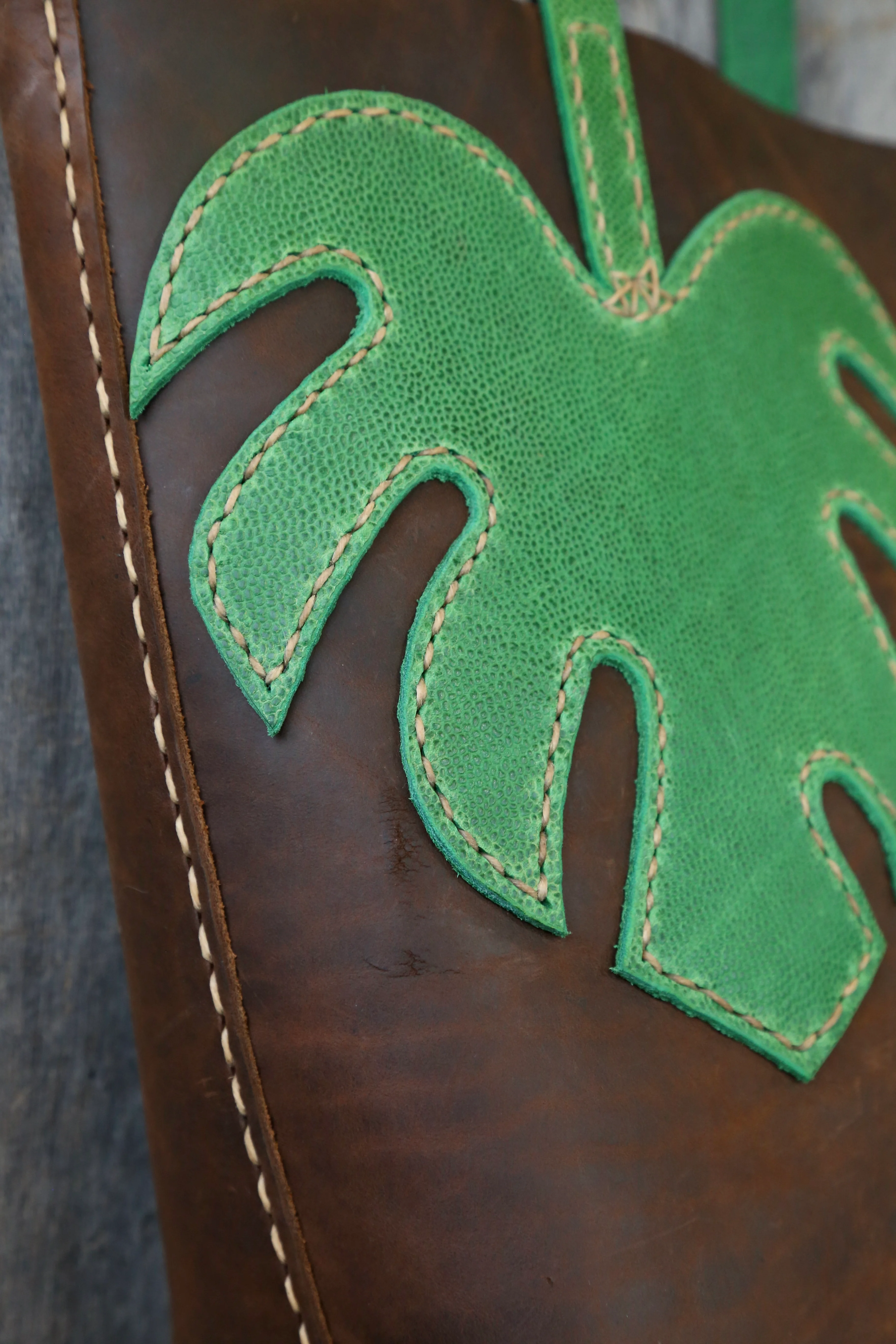 Monstera Leaf Tote - Image 4