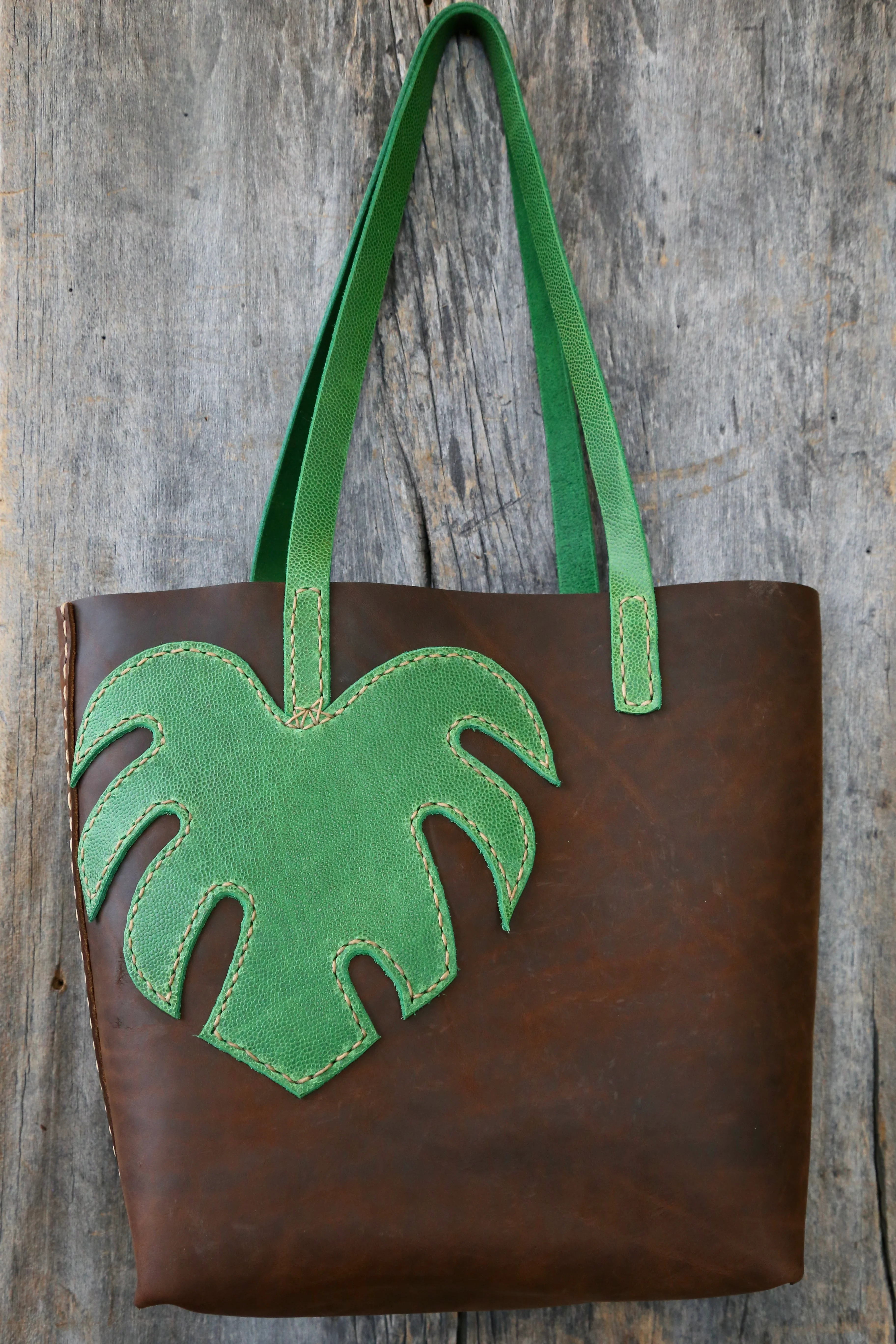 Monstera Leaf Tote - Image 7