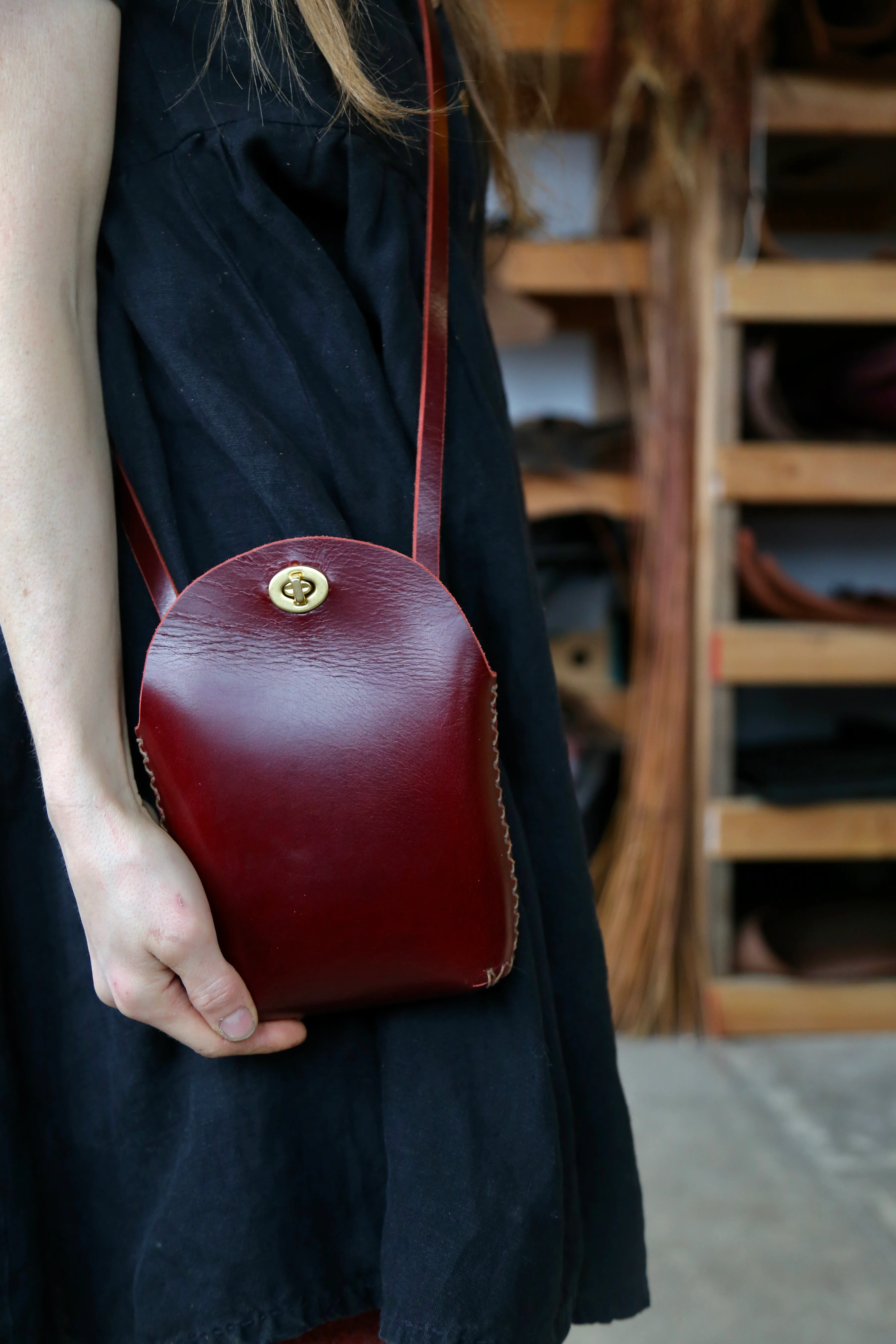 Small Cherry Minimalist Crossbody Bag - Image 3