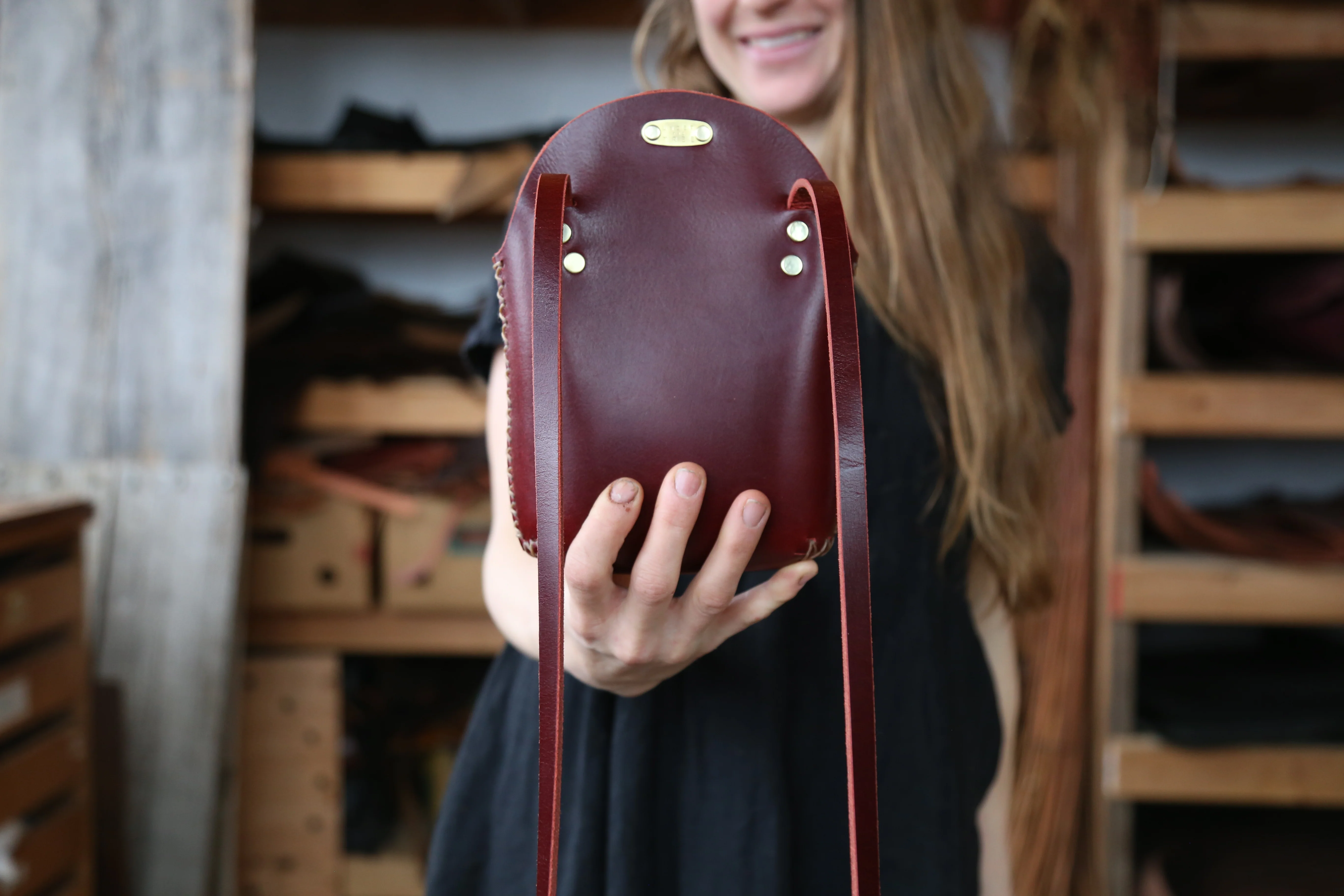 Small Cherry Minimalist Crossbody Bag - Image 4